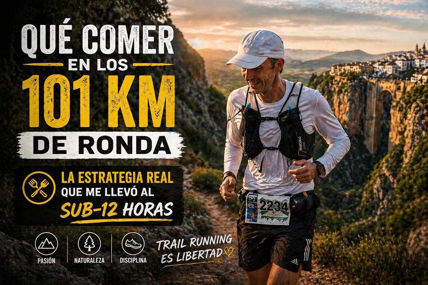 Qué comer durante los 101 KM de Ronda: la estrategia que me llevó a sub-12h